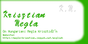 krisztian megla business card